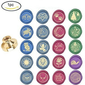 Wax Seal Stamp Head Replacement Sealing Brass Stamp Head Envelopes Invitations