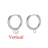 10pcs Stainless Steel Earring Hooks for Jewelry Making