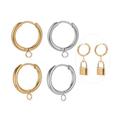 10pcs Stainless Steel Earring Hooks for Jewelry Making