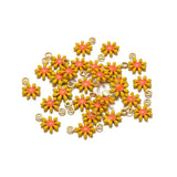 20Pcs Daisy Charms Pendants for DIY Jewelry Making