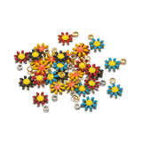 20Pcs Daisy Charms Pendants for DIY Jewelry Making