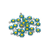 20Pcs Daisy Charms Pendants for DIY Jewelry Making