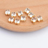 18k Plated Zircon DIY Pendant Jewelry Accessories