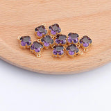 18k Plated Zircon DIY Pendant Jewelry Accessories