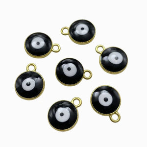 10pcs 12*15 Pink Red Evil Eye Pendant Jewelry DIY Accessories