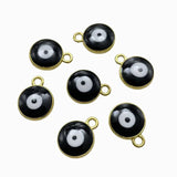 10pcs 12*15 Pink Red Evil Eye Pendant Jewelry DIY Accessories