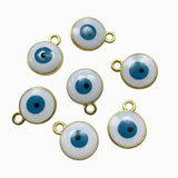 10pcs 12*15 Pink Red Evil Eye Pendant Jewelry DIY Accessories