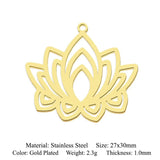 5pcs Stainless Steel Life Tree DIY Om Yoga Buddha Charm Pendant