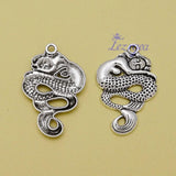 Silver Plated Mermaid Fairy Charms Ocean Pendants DIY Jewelry