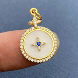 Sun Moon Star Evil Eye Charms for Jewelry Making Heart Accessories