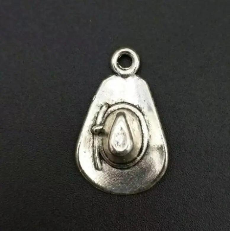 Charm Cowboy Boots Hat Skates Dance Shoes Girls Necklace Pendant