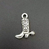 Charm Cowboy Boots Hat Skates Dance Shoes Girls Necklace Pendant