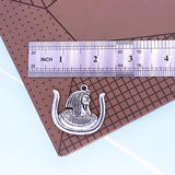 Vintage Silver Plated Daughters of Isis DOI Charm OES Pendant
