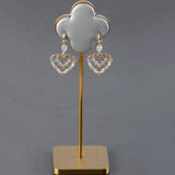 Nickel Free 18k Rhodium Plated Copper Jewelry Making DIY Earrings