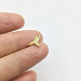 20pcs 10mm Mini Mermaid Tail Zinc Alloy Jewelry DIY 2 colors