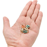 5Pcs Enamel Shell Charms for DIY Jewelry Making