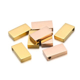 5Pcs Stainless Steel Geometric Charms Beads for DIY Jewelry Making