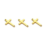 5PCS Stainless Steel Cross Pendant DIY Christian Catholic Charm