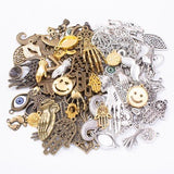 50g Hot Metal Human Organs Charm Pendant Antique Bronze DIY Jewelry Making