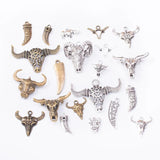 50g Hot Metal Mixed Charm Animal Cow Antique Bronze DIY Jewelry