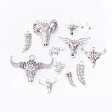 50g Hot Metal Mixed Charm Animal Cow Antique Bronze DIY Jewelry
