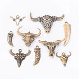 50g Hot Metal Mixed Charm Animal Cow Antique Bronze DIY Jewelry