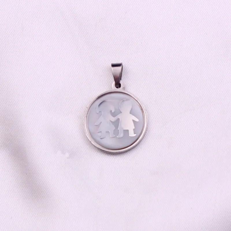 2pcs Family Couple Lover Charm DIY Jewelry Making Accessory Pendant DI052