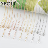 DIY Chain Lobster Clasp 18K Plated Copper Fashion Necklace for Women