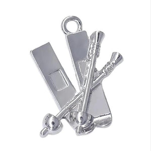 Snowboard Sled and Skis Charm for Ski Lover Jewelry Making