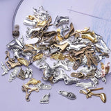 Mix Styles High Heel Boots & Ballet Shoes Charms for Jewelry Making