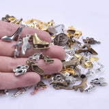 Mix Styles High Heel Boots & Ballet Shoes Charms for Jewelry Making