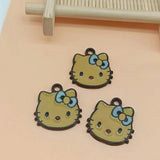 10PCS Cartoon Animal Pendant Earring Charms for DIY Bracelet Making