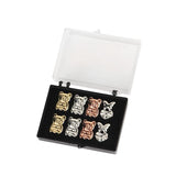 4 Pairs Heart Stud Earring Lifts Adjustable Back Ear Lobe Support