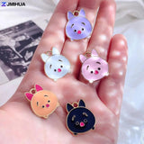 15pcs Animals Enamel Charms for DIY Jewelry Making Supplies