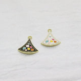 6pcs 20mm Epoxy Fun Zinc Alloy Jewelry DIY Charms Pendant Necklace