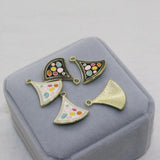 6pcs 20mm Epoxy Fun Zinc Alloy Jewelry DIY Charms Pendant Necklace