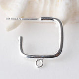 925 Sterling Silver Earring Findings Earwire Hook Pin DIY Jewelry