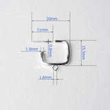 925 Sterling Silver Earring Findings Earwire Hook Pin DIY Jewelry