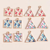 10pcs Enamel Shell Starfish Charms for DIY Jewelry Making