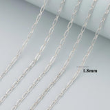DIY Chain 18k Rhodium Plated Copper Charm 3m/lot