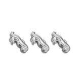 5Pcs Stainless Steel Hippocampus Baby Pendant for Jewelry DIY