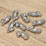 5Pcs Stainless Steel Hippocampus Baby Pendant for Jewelry DIY