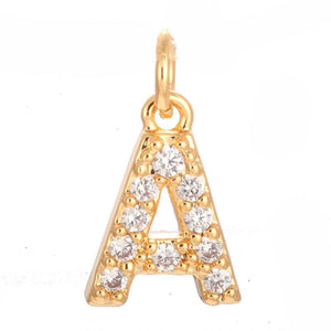 A-Z Letter Pendant Charms for Jewelry Making Couple Initials Name Diy
