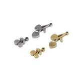 10 Stainless Steel Fruit Cherry Charms Pendant DIY Necklace Earrings Bracelet