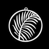 5Pcs Stainless Steel Leaf Pendants DIY Jewelry Making