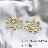 4Pcs/Lot Flower Shape Earring Charms DIY Jewelry Findings