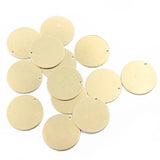 Raw Brass Round Stamping Blank Disc Charms Pendant For DIY Jewelry Making