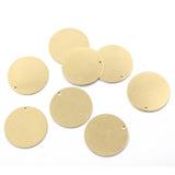 Raw Brass Round Stamping Blank Disc Charms Pendant For DIY Jewelry Making
