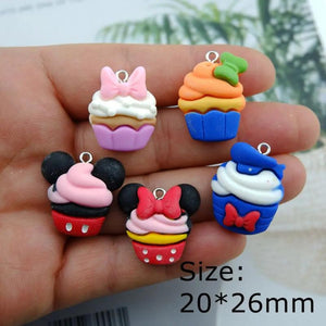 Resin Cake Earring Charms for Jewelry Making Bulk