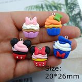 Resin Cake Earring Charms for Jewelry Making Bulk
